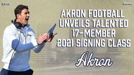 Akron Football Unveils Talented 16-Member Early 2023 Signing Class