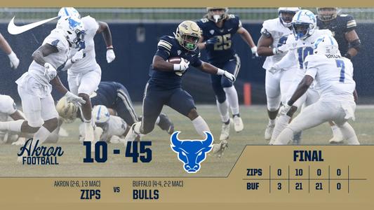 Akron Zips falls to Buffalo Bulls in MAC football opener