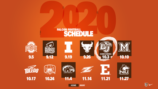 2020 BGSU Football Schedule Announced - Bowling Green State University  Athletics