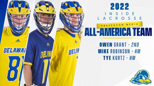 Three Blue Hens Were Selected in the First Round of the NLL Draft