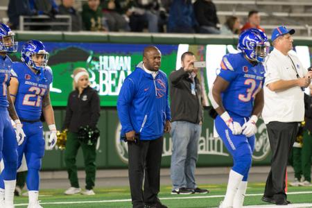 Wyoming postgame - Jeremy McNichols 