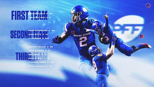 Eleven Broncos Land on PFF All-MW Team - Boise State University Athletics