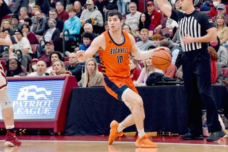 Men's Orange Bucknell Bison Basketball Jersey