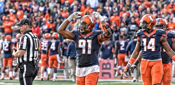 PFF ranks Illini's Dawuane Smoot the 20th-best player in college