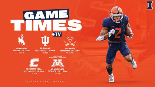 Illini Football Promotional Schedule Announced for 2022