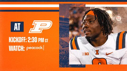 Illinois-Purdue game to air exclusively on Peacock - The Champaign Room