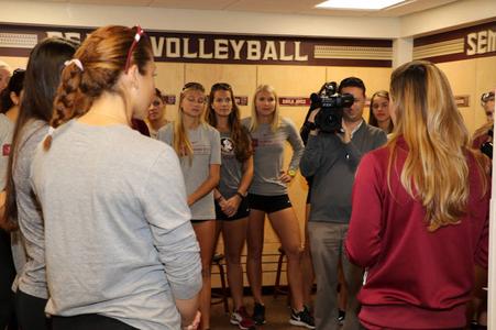 In The Locker Room with Cami Sweet, Volleyball's Star Middle Blocker – The  Oberlin Review