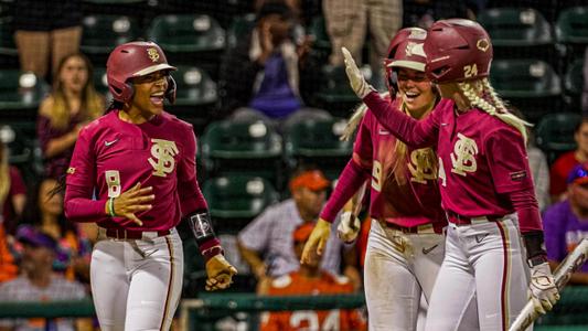 Clemson celebrated hitting three home runs in the best way