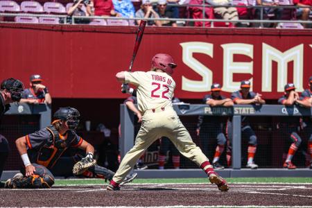 FSU Baseball on X: James Tibbs wins it! RBI single through the