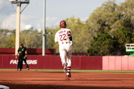 FSU Baseball on X: James Tibbs wins it! RBI single through the