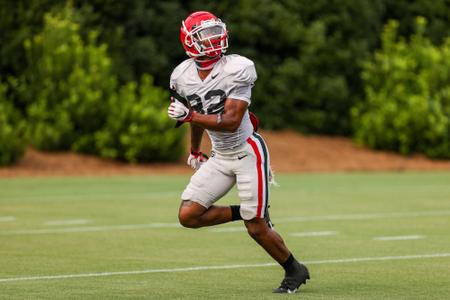 Georgia defensive back Javon Bullard (22) during Georgiaâ??s practice session in Athens, Ga., on Tuesday, Sept. 6, 2022. (Photo by Tony Walsh)