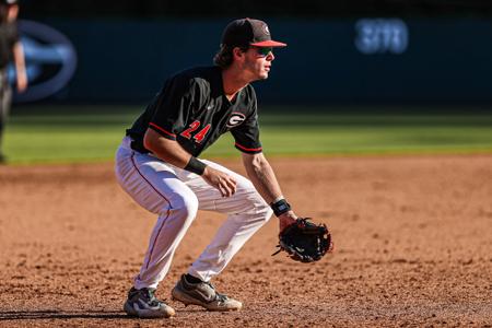 Georgia first baseman and outfielder Charlie Condon (24) during Georgia’s game against Kennesaw State at Foley Field in Athens, Ga., on Sunday, Nov. 5, 2023. (Kari Hodges/UGAAA)