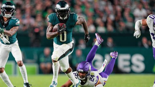 Next Gen Stats: Philadelphia Eagles running back D'Andre Swift carries  Eagles to 'Thursday Night Football' win