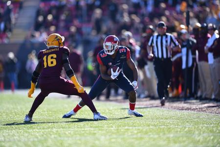 San Jose, CA, . 29th Nov, 2013. Fresno State Bulldogs wide