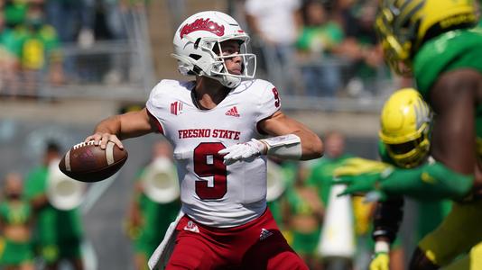 Haener named Reese's Senior Bowl MVP - Fresno State