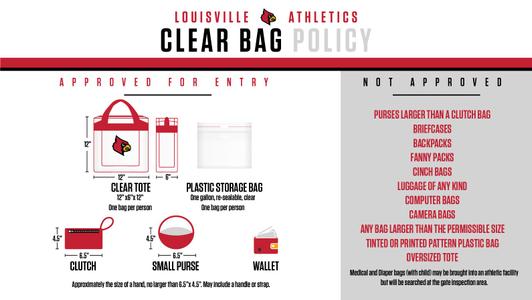 Louisville Cardinals Football Field Clear Case