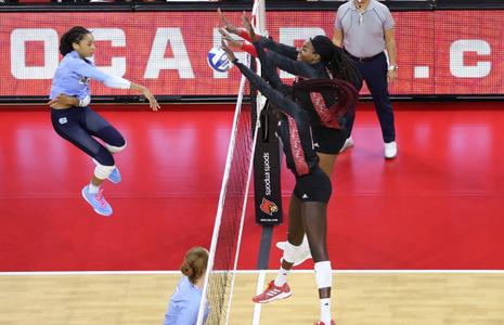 North Carolina VS Louisville NCAA College Volleyball Women Nov 13