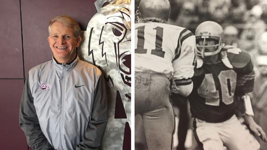 Former Broncos wide receiver delivers golden football to alma mater in Ohio