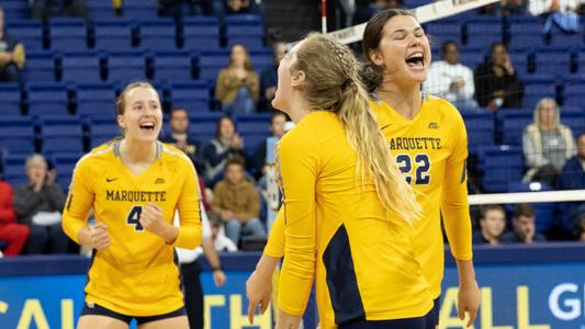 No. 19 Volleyball moves to 12-1 with UConn sweep - Marquette University ...