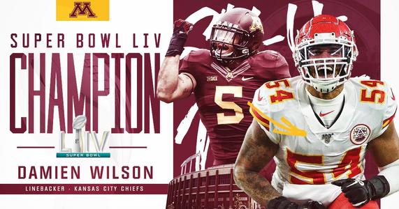 Wilson, Kansas City Win Super Bowl - University of Minnesota Athletics