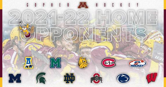 U' Announces 2021-22 Home Opponents - University of Minnesota Athletics