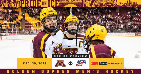 Men's Hockey adds New Year's Eve exhibition against Minnesota