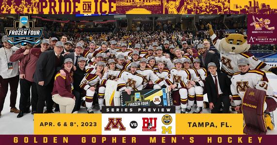 Gophers, Penn State to play Big Ten hockey semifinal before no fans