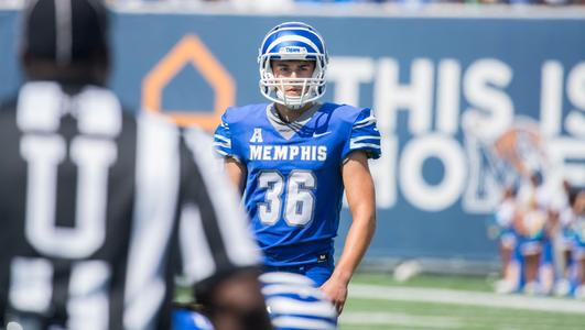 Memphis kicker Riley Patterson