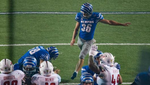 Memphis' Riley Patterson acclimating to pressure as freshman kicker