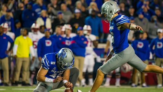 Riley Patterson Hits Game-winning Field Goal as Memphis Beats