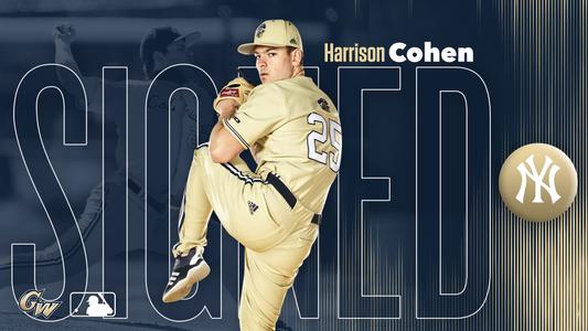 Cohen Signs Free Agent Deal with New York Yankees - George Washington  University Athletics