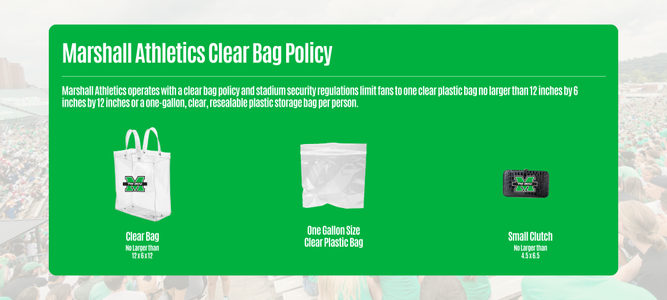 Remember the Clear Bag Policy - West Virginia Black Bears