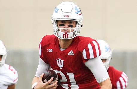 Indiana QB Richard Lagow's non-traditional jersey number comes from sister