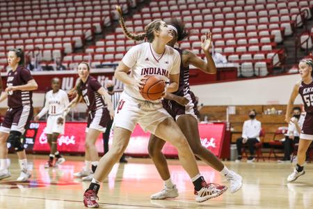 Indiana Hoosiers Adidas Crimson Women's Basketball Student Athlete Jersey #25 Arielle Wisne / Medium