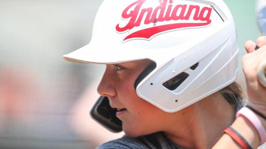 Baseball vs. Louisville - Image 19: BLOOMINGTON, IN - April 18, 2023 -  infielder Tyler Cerny #8 of the Indiana Hoosiers during the game between  the Louisville Cardinals and the Indiana Hoosiers