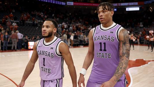 Kansas State Men’s Basketball vs. Texas, January 3, 2023. Final: Kansas State 116, Texas 103.

First conference road game under Coach Tang. The most points ever scored by a Kansas State Basketball team. 

(Photo: Lathe Cobb/K-State Sports)