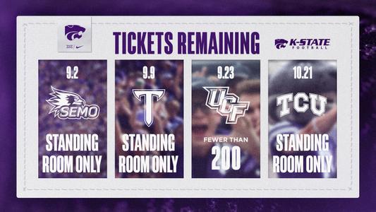 Football Tickets Selling Fast; Three Games Down to Standing-Room Only - Kansas  State University Athletics