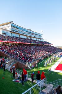 The Liberty Flames Football team is Photographed taking on the Virginia Tech Hokies in Williams Stadium on November 19th, 2022 (Photo by Chase Reed)
