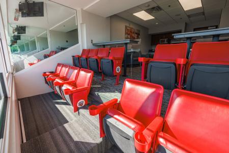 The Williams Stadium Suite Level is photographed for updated Ticket Office marketing materials on October 10, 2022. (Photo by: Chase Gyles)