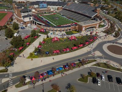 Liberty University Homecoming takes place on October 15, 2022. (Photo by Elliot Miller)