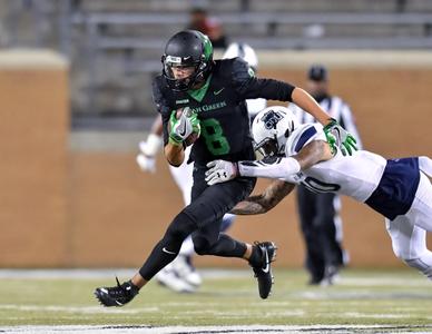 North Texas QB Mason Fine Connects With Rico Bussey Jr., What a throw and  catch by Mean Green Football! 