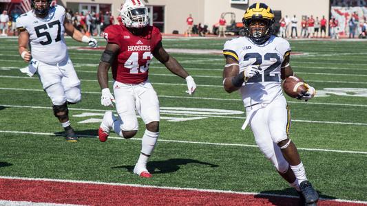 Michigan's running backs Karan Higdon, Chris Evans are a '1-1 punch'