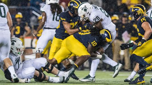 Ex-Michigan LB Devin Bush, takeaway machine, scores first career