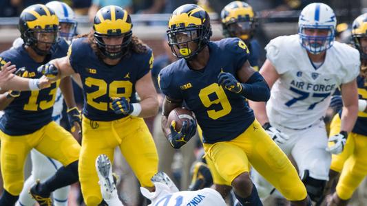 Michigan football's Donovan Peoples-Jones suits up vs. Wisconsin