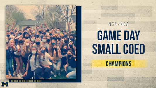 University of Michigan Those Who Stay Will Be Champions Banner