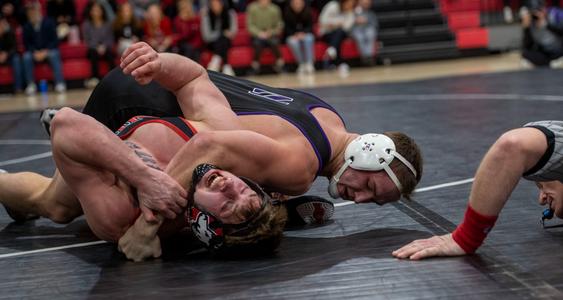 NU wrestling pins two conference victories against Northwestern