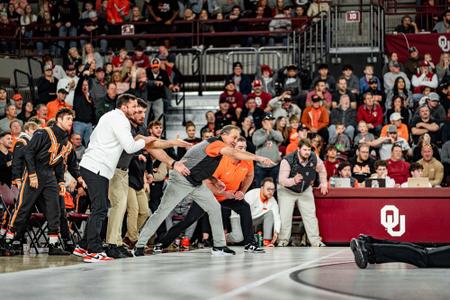No. 20 Oklahoma State comes back to secure Big 12 Championship