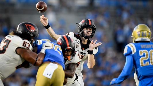 Watch: Former Oregon State star Jake Luton throws a touchdown pass for the  Jacksonville Jaguars 