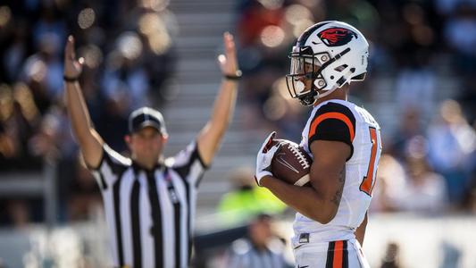 Former Oregon State star Isaiah Hodgins cashes in after breakout