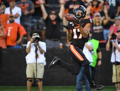 Former Oregon State star Isaiah Hodgins cashes in after breakout